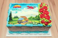 Torte-Comic-LKW