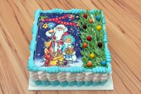 Torte-rechteckig-Weihnachten