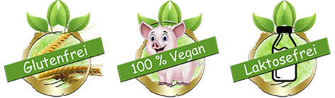 vegan lactose gluten siegel